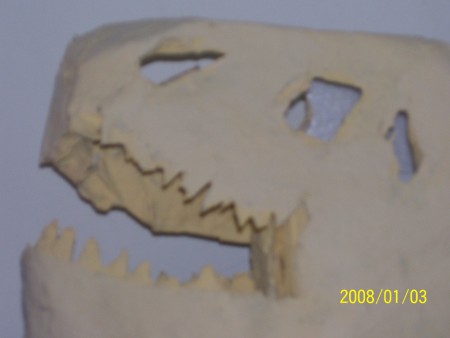 Tête de tyranosaure